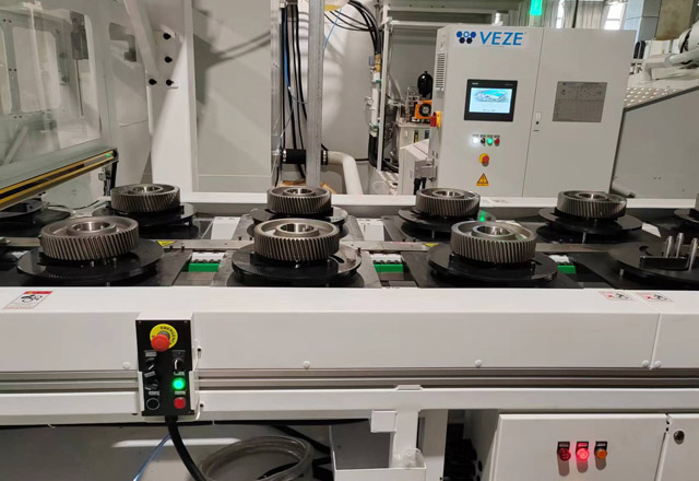 磨齒機自動上下料改造自動線