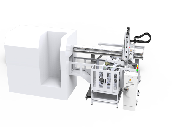 磨齒機自動上下料改造自動線