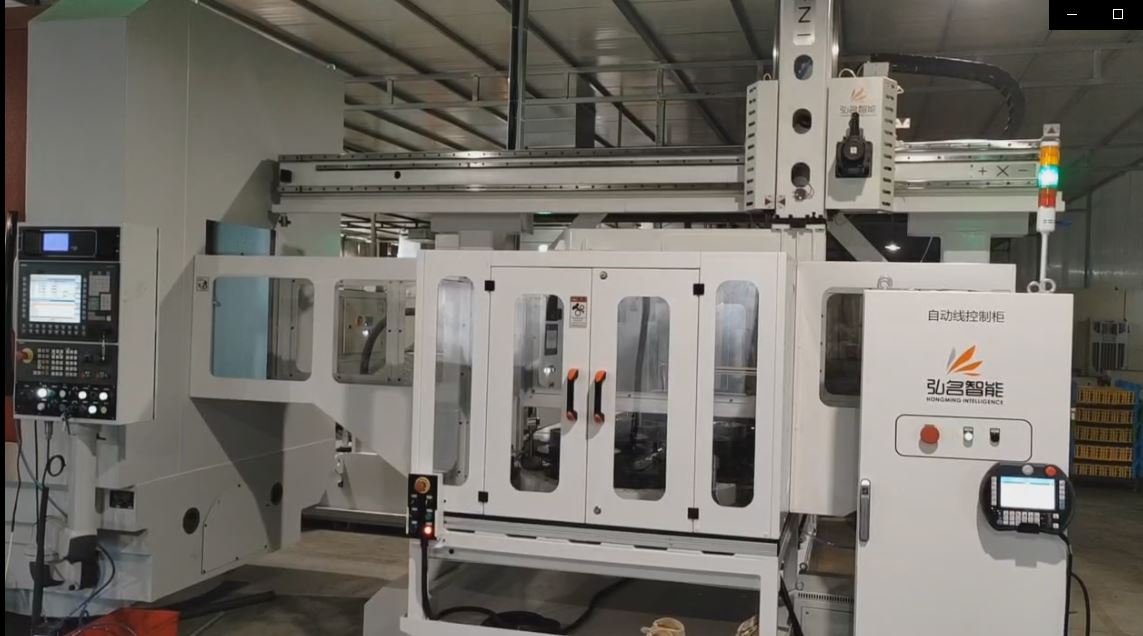 磨齒機自動上下料改造自動線